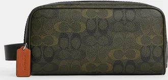 Coach Large Travel Kit In Signature Camo Print
