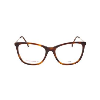 Carolina Herrera Ladies Brown Rectangular Eyeglass Frames CH 0071-2