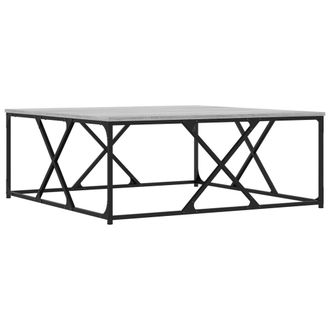 vidaXL Vidaxl - Mesa De Centro Madera De Ingenier&iacute;a Gris Sonoma 100x100x40 Cm