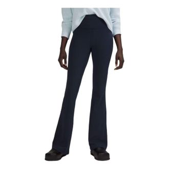 lululemon (WMNS) LULULEMON Groove Pant SHR Flare Nulu Leggings Navy LW5DKMS-615812197