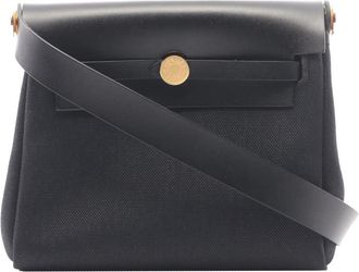 Herm&egrave;s Pre-owned Hermes Military Toile and Vache Hunter Herbag Zip 20 Ladies YHYVTFGU46VLGHN8