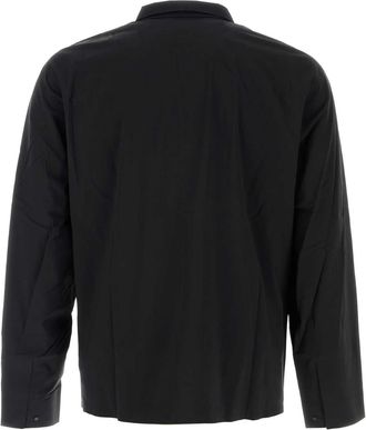 Veilance Mens Metry Ls Shirt Black Nylon Elastane
