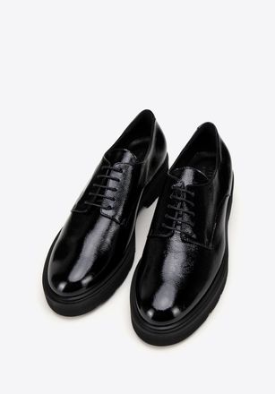 Wittchen Dames Zwarte Lakleer Lage Schoenen