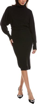 Reiss Winslet Roll Neck Knitted Wool & Cashmere-Blend Dress