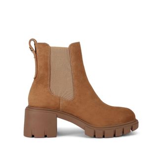 Carvela Womens Suede Ignite Chelsea Boots - Camel - Size UK 5