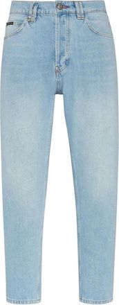 Philipp Plein Heren, Jeans, Blauw, Maat: W30 Katoen