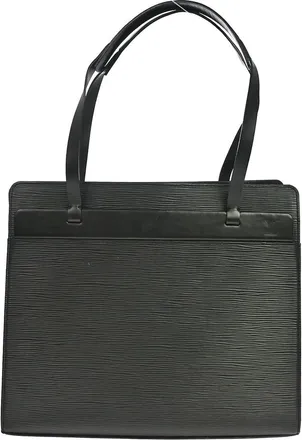 Louis Vuitton Croisette Epi Black Leather Handbag (Pre-Owned)