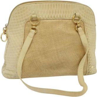 Bally Pre-owned borse di pelle a tracolla - - Pre-owned - Donna - Beige - ONE SIZE