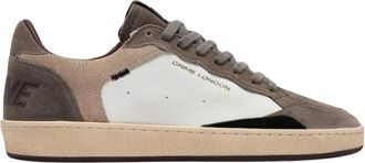 Crime London Chelsea - Heren - Sneakers - Grijs - 40 EU - Leer - Schoenen