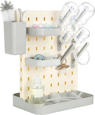 OEM Escurridor De Biberones Con Compartimento Para Jab&oacute;n, Escurridor Vertical Para Biberones Y Tetinas, Organizador Para Accesorios Y Cepillos, Libre De B
