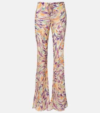 Alexandra Miro Scarlett printed flared pants