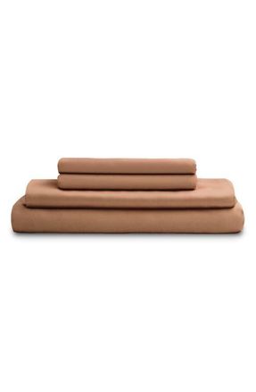 Sijo Sateen Sheet Set in Clay at Nordstrom, Size California King