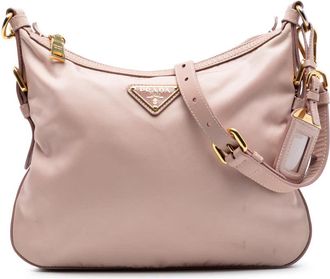 Prada Pre-owned Prada Saffiano Trimmed Tessuto Zip Top Crossbody Ladies QG2687TDNOONMQ5Q