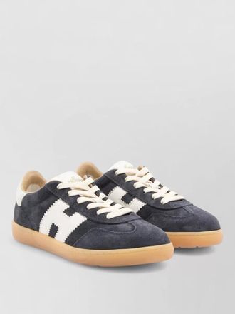 Hogan low top sneakers suede upper rubber sole