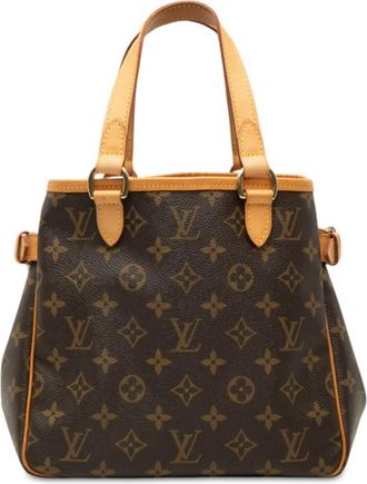 Louis Vuitton Brown Monogram Pvc Leather Handbag Tote Bag (Pre-Owned)