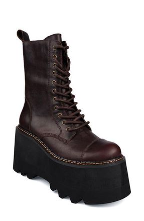 Zigi Soho Raiza Platform Bootie in Brown at Nordstrom, Size 11