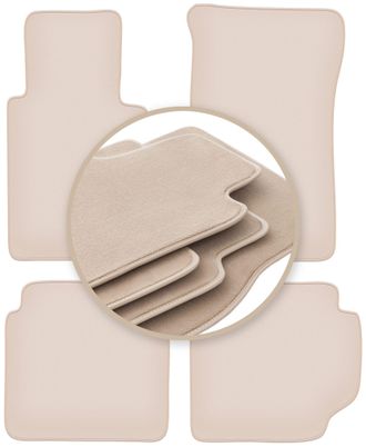 OEM Alfombrillas Beige Premium Para: Mercedes W116s Berlina 1972-1980