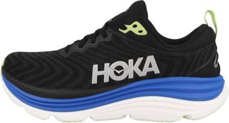 Hoka One One Mens Gaviota 5 Running Shoes In Black/electric Cobalt