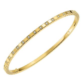 Chopard Ice Cube 18k Yellow Gold 0.37ct Diamond Bracelet, Size Medium
