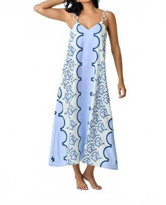 Lavi Patricia Midi Dress In Blue