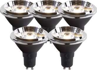 LUEDD Set di 5 lampadine led GU10 AR70 6W 380lm 3000K - Luedd