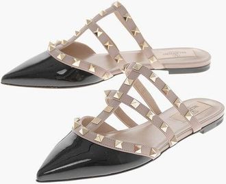 Valentino Patent Leather Mules ROCK with Studs size 36