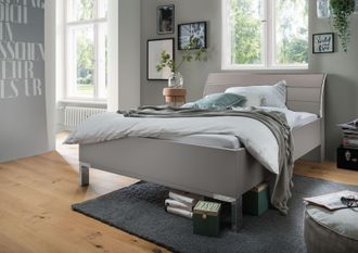 Wiemann Futonbett »Monaco, 4-fache Liegehöhenverstellung« mit stilvollem Holzkopfteil, Made in Germany