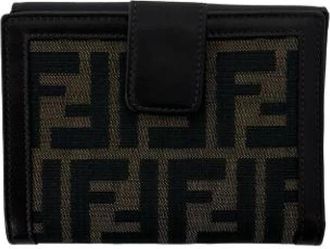 Fendi Pre-owned Wallet (bi-fold) - Dames - Vintage Accessoires - Zwart - ONE Size - Leer - Vintage