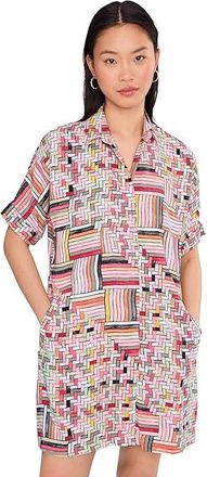 Nic+Zoe Petite Colorweave Devon Dress Womens Dress Pink : PP, Cotton/Polyester