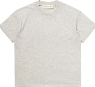 Fear of God Signature Classic Short Sleeve Tee - Dames - T-shirts - Beige - XS - Katoen - Tops