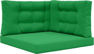 vidaXL Coj&iacute;n Para Sof&aacute; De Exterior Poli&eacute;ster Verde 80 X 80 Cm Vidaxl