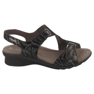 Mephisto Mephisto Paris Leather Womens Hook and loop Sandals - Black - Size:UK 6.5