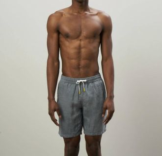 Hartford Army Swim Short In Grey