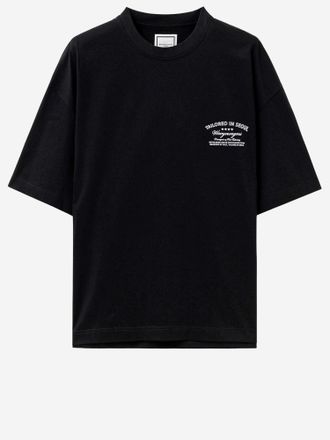 Wooyoungmi Camiseta de algod&oacute;n negra Wooyoungmi