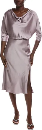 Renee C Renee C Long Sleeve Midi Dress