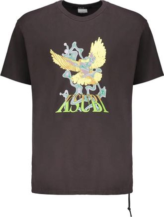 Ksubi Geribbelde katoenen T-shirt - Heren - T-shirts - Zwart - XS - Katoen - Tops
