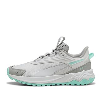 Puma Unisex Extend LITE Trail Road Running Shoe, Feather Gray-Mint MELT, 11 UK