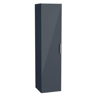 Vitra Mia Mueble De Ba&ntilde;o 145x35x35 Cm, Puerta Con Cierre Amortiguado, Antracita Brillante (miav35a)
