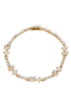 Nadri Cubic Zirconia Line Bracelet in Gold at Nordstrom