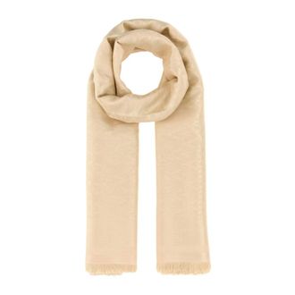 Valentino Garavani Silky Scarves, female, Beige, Size: ONE SIZE Toute la V Shawl