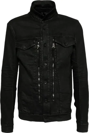 Masnada Giubbotto jacket - men - Cotton/Elastane - 48 - Black