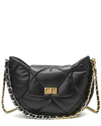 Tiffany & Fred Quilted Sheepskin Leather Shoulder Bag