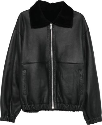 Fendi Bomber in pelle - Nero