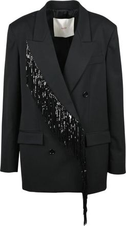 Jucca Giacca Lunga - Dames - Blazers - Zwart - M - Wol - Jassen