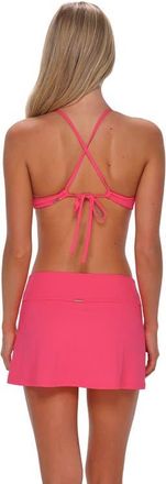 Sunsets Allison Swim Skirt Bottoms in Posy Pink Crepe at Nordstrom, Size X-Small