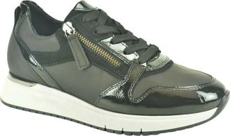 Gabor Zwart+Lace Runner N.+tiret - Dames - Sneakers - Zwart - 33 1/2 EU - Schoenen