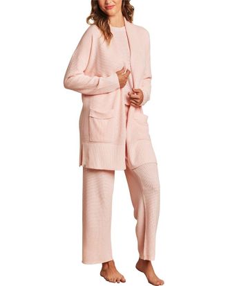 Barefoot Dreams Luxeblend Waffle Knit Cardigan
