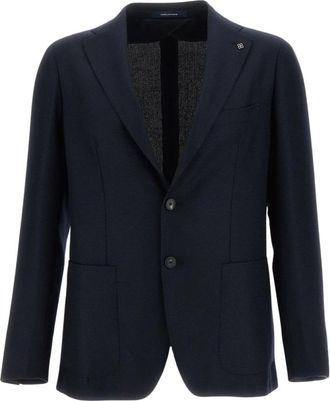 Tagliatore Montecarlo Operata Jas - Heren - Blazers - Blauw - 2XL - Wol - Jassen