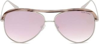 Tom Ford FT060616Z Aviator Sunglasses - Pink