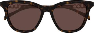 Gucci Sunglasses Gg2032 S 002 Brown/Brown Woman